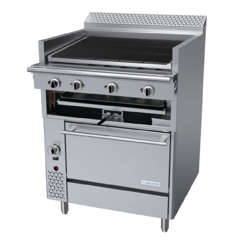 Garland C36-ABC 36 Inch Heavy Duty Gas Range with Convection Oven and Charbroiler
