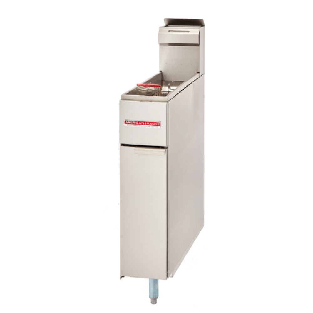 American Range AF-25/25_NAT 15 Inch Dual Pot Gas Deep Fryer with (2) Baskets 160000 BTU