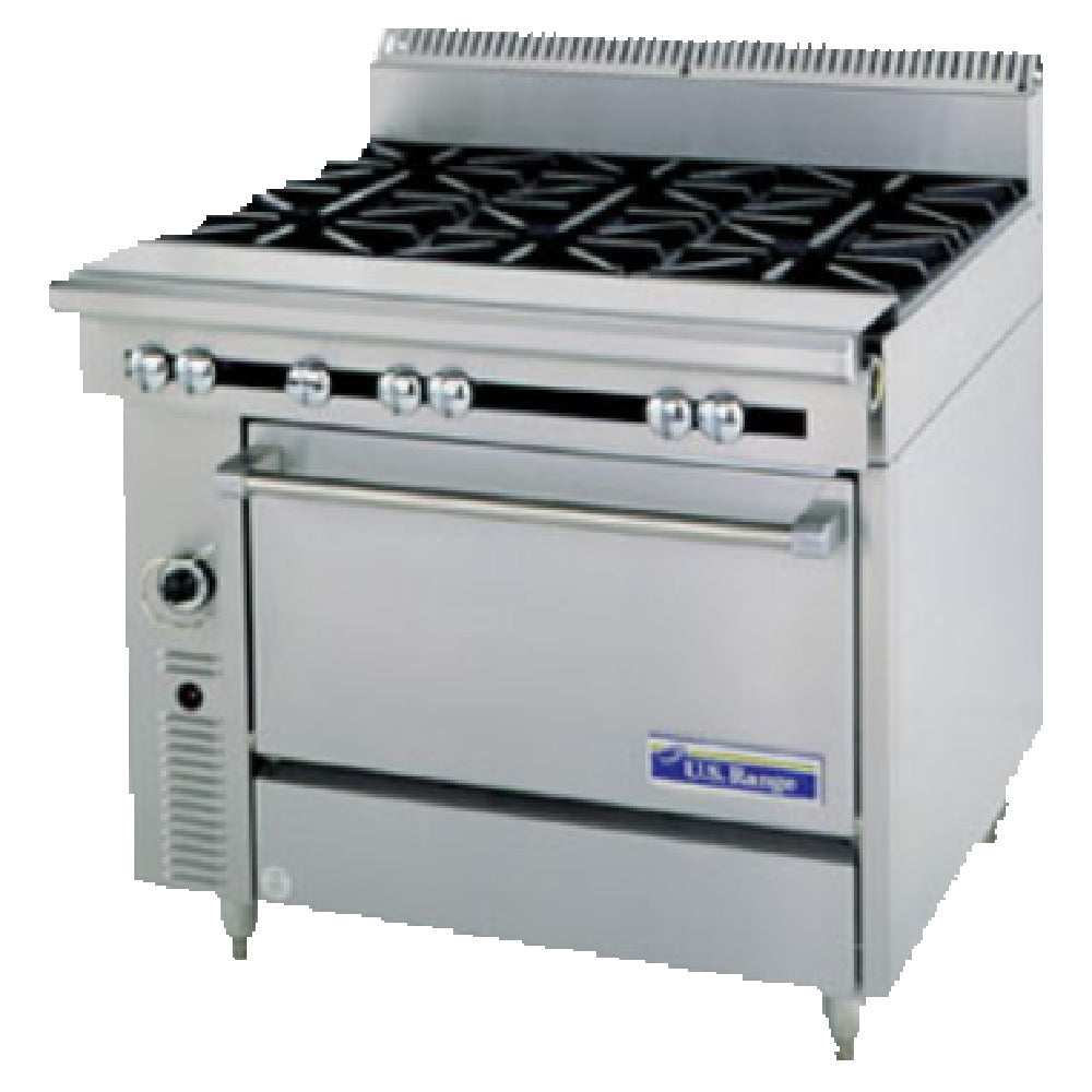 Garland C0836-6_LP 36 Inch Gas Range Heavy Duty with (6) 30000 BTU Burners