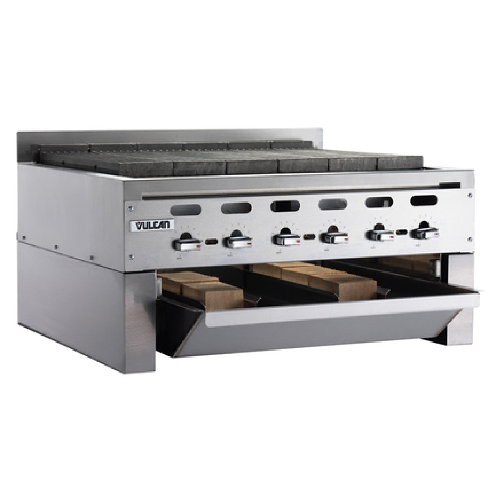 Vulcan SMOKER-VACB36 36 Inch Wood Assist Achiever Smoker Base with Dual Tray
