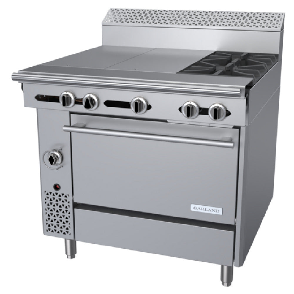Garland C36-12R 36 Inch Heavy Duty Gas Range with Standard Oven and (2) 35,000 BTU Burners