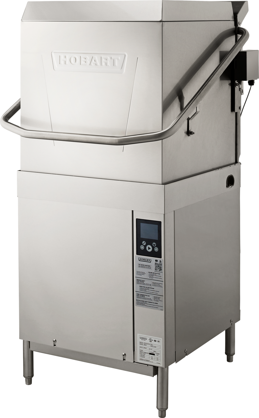 Hobart AM16VL-BAS-4 Door Type Ventless Dishwasher High Temp Electric with Energy Recovery