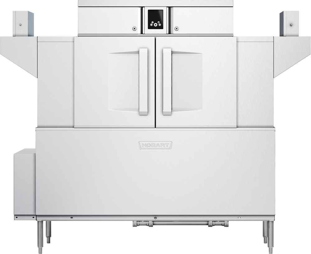Hobart CL64-DWR+BUILDUP 44 Inch Conveyor Dishwasher Energy Recovery with Kit
