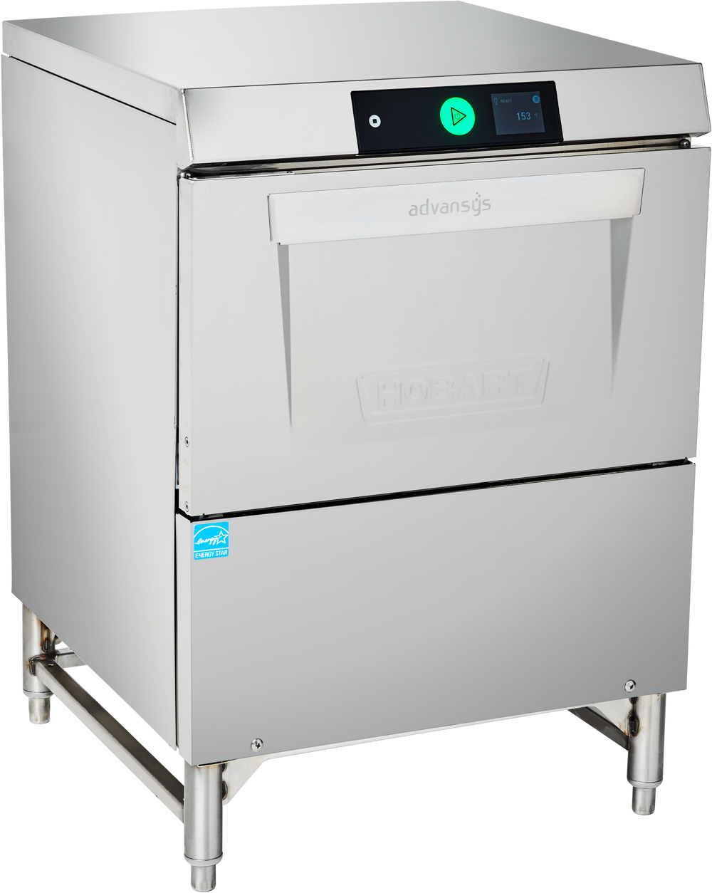 Hobart LXGNPR-3 23 Inch Undercounter Dishwasher Chemical Sanitization