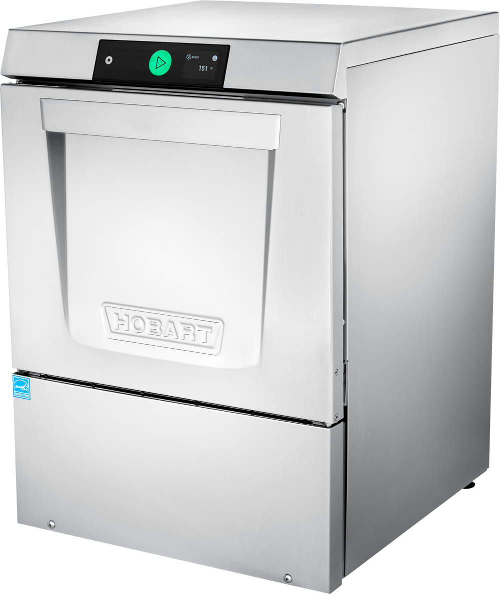 Hobart LXNH-5 24 Inch Dishwasher High Temperature Sanitizing Undercounter with 17 Inch Door Opening