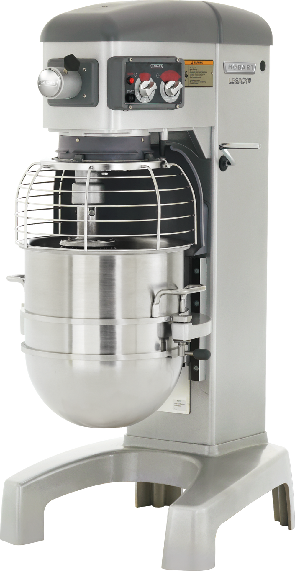 Hobart HL1400C-1STD 140 Quart Floor Model Planetary Mixer with Timer and Attachments
