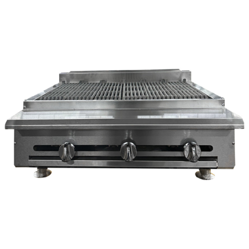 Vulcan VCBB36 Gas 36 Inch Modular Range Charbroiler Cast Iron Grates 99,000 BTU