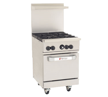 Wolf C24S-4B Challenger XL™ Restaurant Range, 24