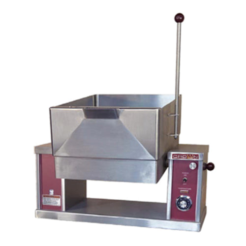 Crown Steam ECTS-12 Electric Countertop Tilting Skillet | 12 Gal. Capacity