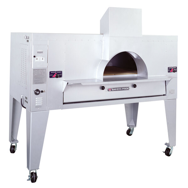 Bakers Pride FC-516 IL Forno Classico Natural Gas Brick Lined Deck Oven - 48"
