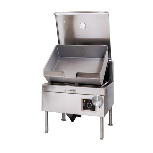 Cleveland SGL30TR 30 Gallon Gas Tilting Skillet | 91,000 BTU