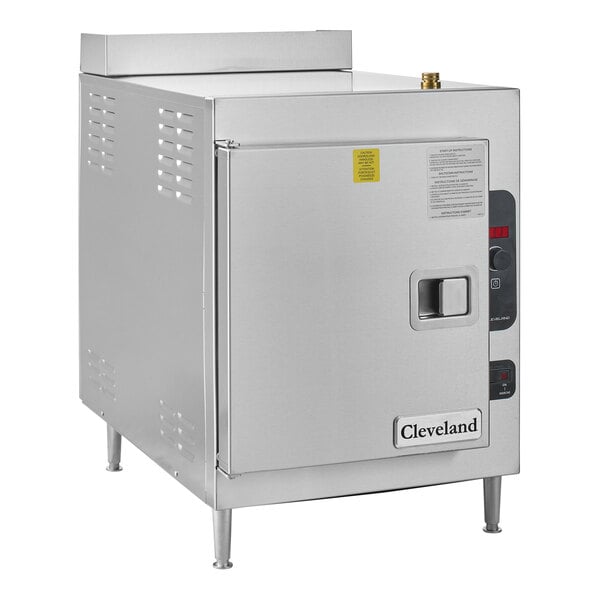 Cleveland 21CGA5 SteamCraft Ultra Natural Gas 5 Pan Countertop Steamer - 70,000 BTU