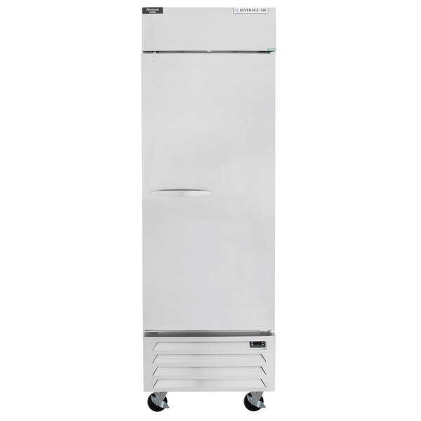 Beverage-Air HBR23HC-1 Horizon Series 27" Bottom Mounted Solid Door Reach-In Refrigerator with LED Lighting