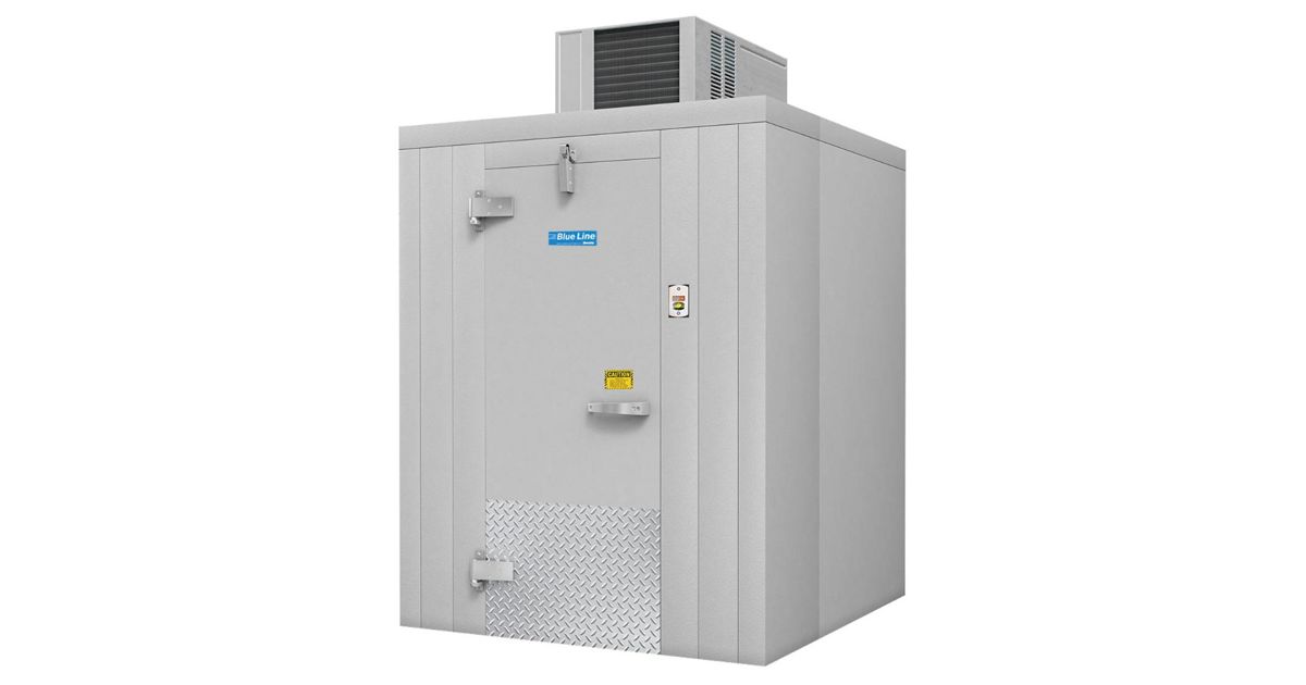 Arctic Industries BL88-C 8' x 8' Indoor Walk-In Cooler with Refrigeration