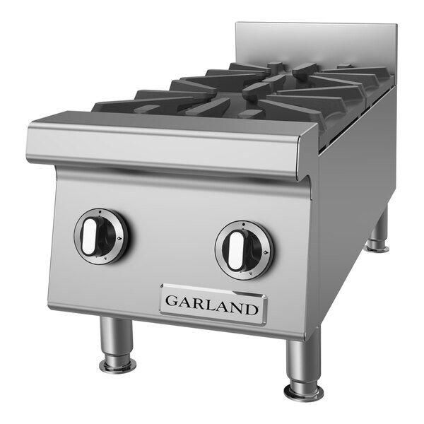 Garland GTOG12-2 Natural Gas 2 Burner 12" Countertop Range - 60,000 BTU