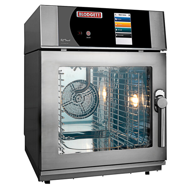 Blodgett-Combi BLCT-6E-H Electric Boiler-Free 5 Pan Mini Combi Oven with Touchscreen Controls and Hoodini Ventless Hood - 208V, 3 Phase, 6,900W