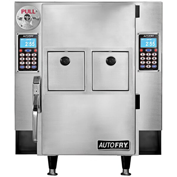 AutoFry Mini-C 2.75 Gallon Double Basket Automatic Ventless Fryer - 208/240V, 5.7kW