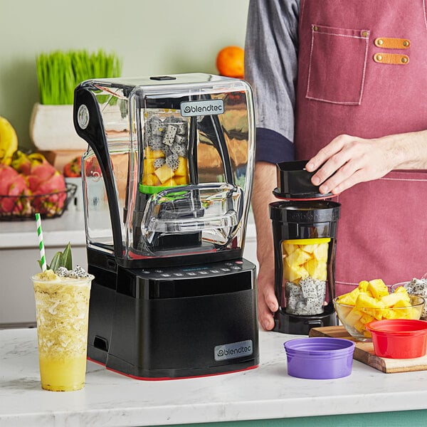 Blendtec SNBS2C2901-B1K Stealth 895 3.8 hp Nitro Blender with Sound Enclosure and Jarless Blending - 120V