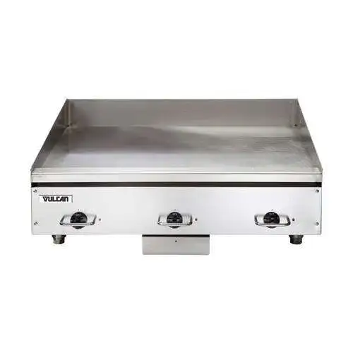 Vulcan HEG24E HEG-E Series 24'' Countertop Electric Griddle with Thermostatic Controls