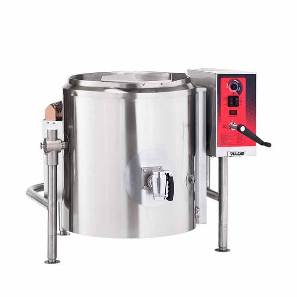 Vulcan K20GL Natural Gas 20-Gallon 2/3 Jacketed 100,000 BTU Stationary Kettle
