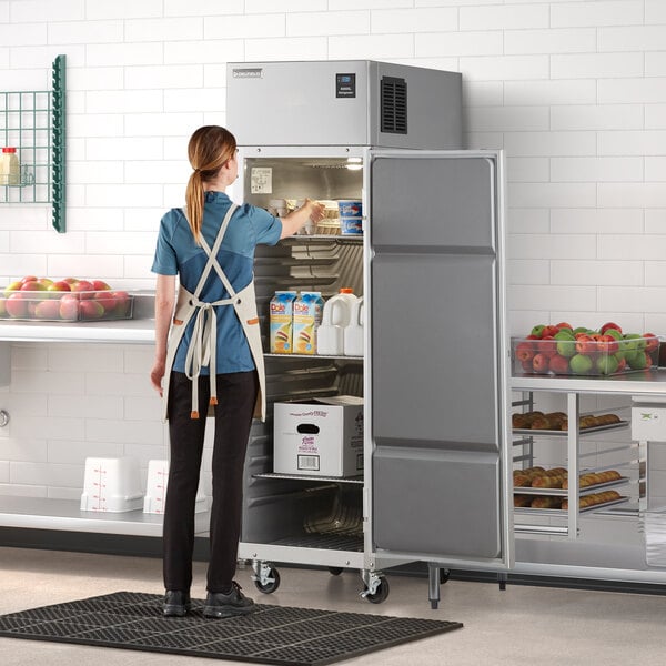 Delfield 6025XL-S 25 1/2" Single Section Full Door Reach-In Refrigerator - 115V