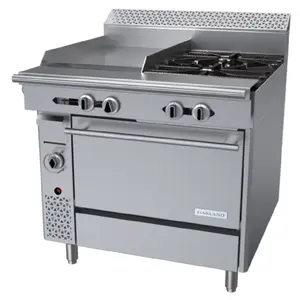Garland C36-4-1R 36 Inch Standard Oven Gas Range with 2 Burners 40000 BTU