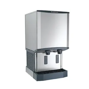 Scotsman HID540A-1 Meridian Air-cooled Ice and Water Dispenser H2 Nugget Ice Counter 40 Lb Bin Touchfree Infrared Dispensing 500 Lb Day