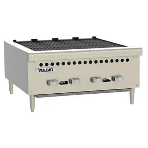 Vulcan VCRB36-QS-PLATINUM_LP 36 Inch Gas Charbroiler Stainless Steel with 6 Burners 87000 BTU