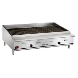 Vulcan VTEC48_LP 48 Inch Infrared Charbroiler Gas 4 Burner - Charbroiler