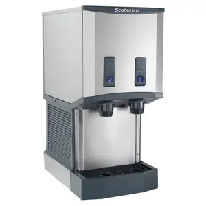 Scotsman HID312AB-1 Meridian Air-cooled Ice and Water Dispenser H2 Nugget Ice Counter 12 Lb Bin Push-button Dispensing 260 Lb/Day