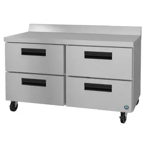 Hoshizaki WR60B-D4 60 Inch Stainless Steel Worktop Refrigerator 15.1 cu ft 4 Drawers