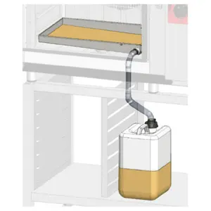Vulcan TCM-GPAN2 Grease Tray Quick Connect Hose and Container