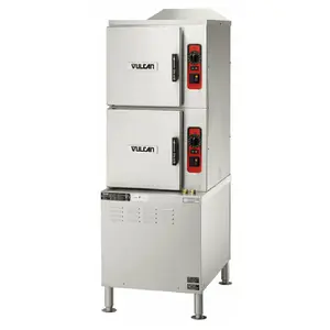 Vulcan C24ET10_208/60/3 24 Inch Electric Convection Steamer Stainless Steel with Dual Generators