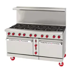 American Range ARGF-24G-6B-CL Green Flame Range Gas 60"