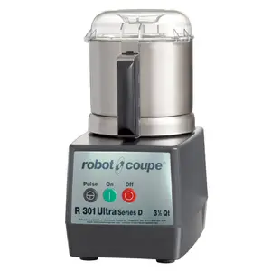 Robot Coupe R301UB 8 Inch Cutter/Mixer for Food Processor Stainless Steel with Handle and See-thru Lid