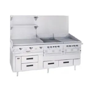 Garland GN17FC80 80 Inch Self-contained Freezer Base with 4 Drawers Stainless Steel