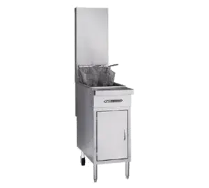Southbend P16C-PF45 Platinum Series 15 - 50 lb. Gas Floor Model Full Pot Fryer with Thermostatic Controls - 110,000 BTU