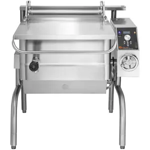 Groen BPM-30GC Stainless Steel 30-Gallon Tilting Natural Gas Braising Pan - 104,000 BTU
