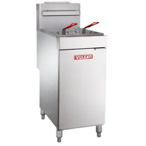 Vulcan LG300-1 35-40 lb. Natural Gas Floor Fryer - 90,000 BTU