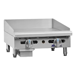 Imperial Range IMGA-2428-1 24" Gas Countertop Manual Griddle - 60,000 BTU