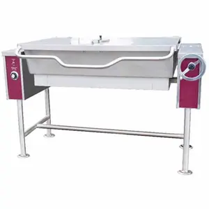 Crown Steam ETS-30 30 Gallon Electric Tilting Skillet Braising Pan 49 3/4"W
