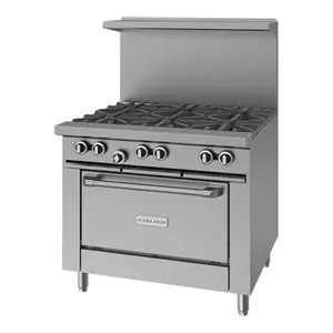 Garland G36-6R Natural Gas 6 Burner 36" Range with Standard Oven - 236,000 BTU