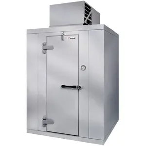 Kolpak QS6-064-CT Polar Pak 6' x 4' x 6' Indoor Walk-In Cooler with Top Mounted Refrigeration - Left Hinged Door