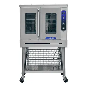 Imperial Range PCVG-1 Pro Series Single-Deck Two-Door Natural Gas Convection Oven with Two-Speed Motor - 70,000 BTU