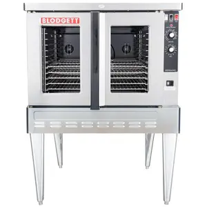 Blodgett ZEPHAIRE-100-G Single Deck Natural Gas Full Size Standard Depth Convection Oven with Draft Diverter - 50,000 BTU