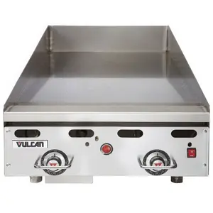 Vulcan 924RX-24 Natural Gas 24" Griddle with Snap-Action Thermostatic Controls - 54,000 BTU