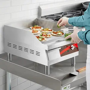 Avantco EG16N 16" Electric Countertop Griddle - 120V, 17.5 kW
