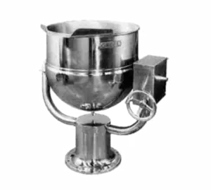 Groen D-20 20 gal Steam Kettle - Manual Tilt, 2/3 Jacket, Direct Steam