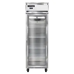 Continental 1R-GD 20 Cu Ft Reach-In Glass Door Display Refrigerator