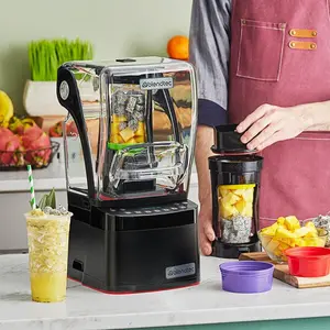 Blendtec SNBS2C2901-B1K Stealth 895 3.8 hp Nitro Blender with Sound Enclosure and Jarless Blending - 120V